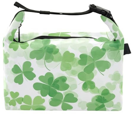 Yoogain Clover St Leaf - Borsa termica per il pranzo, da donna, per adulti, per campeggio all'aperto