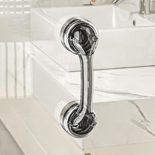 KAFENDA New Strong Suction Cup Handle, Glass Door and Window Handle; Cabinet and Refrigerator Auxiliary Handles, no Need for Drilling Installation, Detachable and Reusable