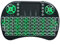 BIFANS Portable Mini Wireless Keyboard with Bluetooth&2.4G, Touchpad Mouse BRG Backlitght, Mouse Combo for PC/Android TV Box HK1,X96,H95,TX3/Projector/HTPC/Pad/Xbox/Tablets:i8-BT