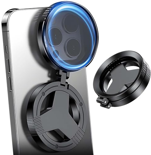 CPL Handy-Kamerafilter, 52 mm, magnetisch, faltbar, einziehbar | Universal-Smartphones für iPhone, Samsung, Android, tragbares Fotografie-Zubehör