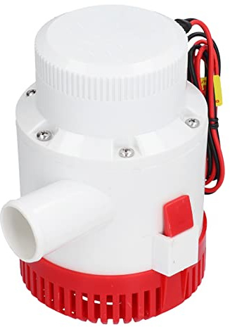Socobeta Bomba de Achique Sumergible Inoxidable con Eje de Acero Inoxidable para Drenaje de Barcos que Proporciona Energía para Fumigación Agrícola (12 V CC. 3000GPH)
