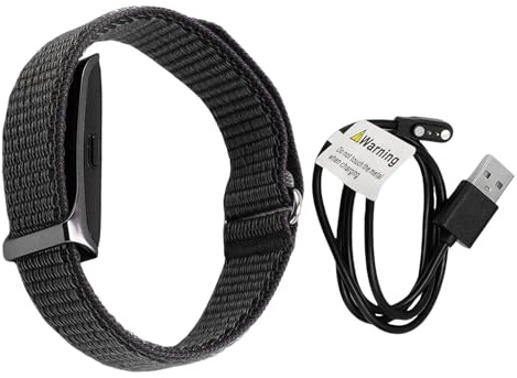 POENVFPO Intelligentes Armband, Fitness-Tracker mit Schrittzähler, Herzfrequenzmesser, Schlaf-Tracker, 10 M Wasserdicht, Lange Akkulaufzeit 40 Tage, für Damen, Herren, Kinder (Black)