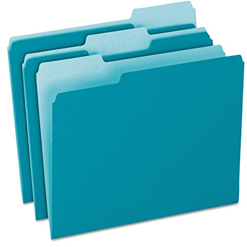 Pendaflex Aktenordner, zweifarbig 1 Unit blaugrün