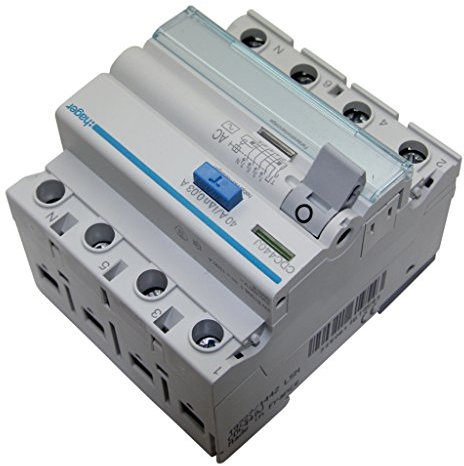 CDC440J Interrupteur différentiel Icourant: 40A Idiffér: 30mA Pôles: 4 HAGER