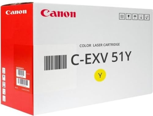 Canon 0484 °C002 60000pages and Laser Toner Cartridge – Canon Toner & Laser Cartridge (Yellow, Yellow, Canon irc5535/5535i/5540i/5550i/5560i cexv51y, One Piece (S), 60000 Pages)