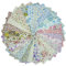 Paket: 28 Stück je ca. 25 x 25 cm Baumwollstoff Meterware Stoffe Stoffreste Stoffpaket für Patchwork 100% Baumwolle DIY Baumwollstoff Baumwolltuch mit vielfältiges Muster zum nähen