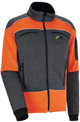 PSS Faserstrickjacke X-treme Arctic Orange/Grau Größe XL