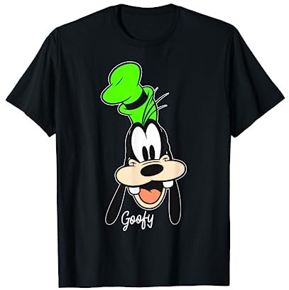 Disney Mickey And Friends Goofy Big Face Portrait T-Shirt