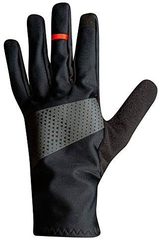 PEARL IZUMI Men's Gel Gloves, Insulated Cyclone Cycling Glove, Palm Padding with 4-Way Stretch, Touchscreen Compatible, Black, X-Large