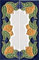 Piastrelle in ceramica italiana con design a limoni, con numeri e lettere, dimensioni delle piastrelle: 10 cm x 3,5 cm, cornici contenenti da 3 a 6 piastrelle (set di due cornici)