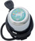 Liix Fahrradklingel Colour Bell Scooter Bell Happy Unicorn Einhorn Motiv für Kinder und Erwachsene für alle gängigen Lenkertypen (Scooter Bell, Chrom)
