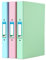 A4 Pastel Ring Binders 2 D-Rings Folder 40mm for Paperwork Hold 190 Sheets 25mm Spine - Blue, Pink, Teal - Pack 3 - Waterproof