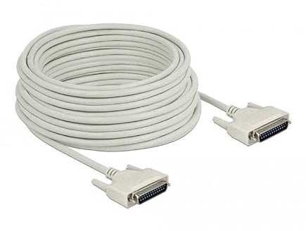 Delock Serielles Kabel D-Sub 25 Stecker zu Stecker 20 m