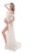 Daysskk Robe de Grossesse Blanche pour Shooting Photo, Robe Femme Enceinte Maternité pour Plage, Wedding, Cérémonie
