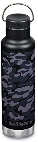 Klean Kanteen Unisex – Erwachsene Classic Schlaufenkappe, Black Camo, One Size