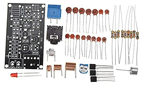 Slscyx Breadboard Module Electronic Training Kit FM Wireless Microphone Kit FM Radio Transmitter DIY kit