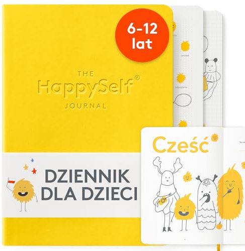 HappySelf – Das preisgekrönte Tagesjournal [Polnische Ausgabe] für Kinder (Gelb)