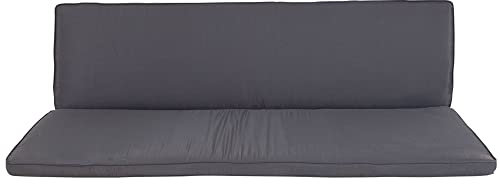 Kettler Polen KETTtex 2179 Auflage Hollywoodschaukel anthrazit 180x50 / 50x6 cm KETTtex