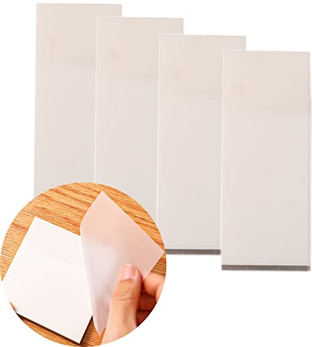 200 Blätter Transparente Haftnotizen,Bunte Selbstklebende Haftnotizzettel Haftnotiz Klebezettel,75x25mm Wiederbeschreibbar Durchsichtige Sticky Notes für Büro Studenten Haushalte,Weiß