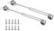 80N/18 lb Gas Strut Cabinet Hinge, ​Safety Lift Support, Soft Close Lid Supports & Buffer Telescopic Cabinet Door Gas Spring Glue Head Supports 12 Length,Set of 2