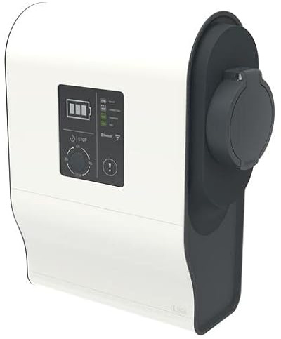 Borne VE triphasée Green'up Premium avec Protection 722kW Mode 3 Plastique