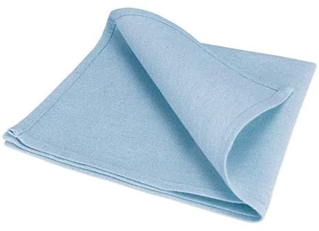 Stoffservietten Hellblau 100 Stück 40x40cm Baumwolle