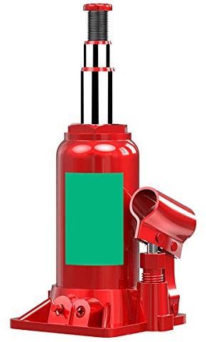 LOMYUQ 2/3/6/10T Capacity Double Ram Hydraulic Bottle Jack Welded Bottle Jack Vertical Hydraulic Jack with Pump Handle, for Car Sedans SUV,2T