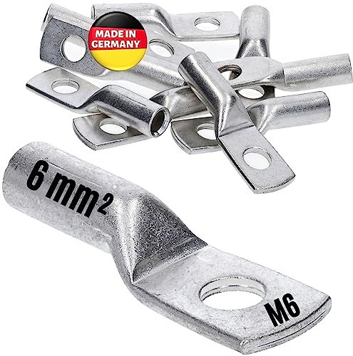 Kalitec DR6-6 - 10 capicorda 6 mm² M6 I connettore secondo DIN 46235 I Made in Germany