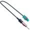 FM AM Radio Antenna Adapter Cable Fakra Male to DIN Male Plug Car Audio Aerial Adapter Antenna Lead 12-24V Auto Stereo Connector Antenna Adaptor Compatible with Ford BMW VW Volkswagen Auto