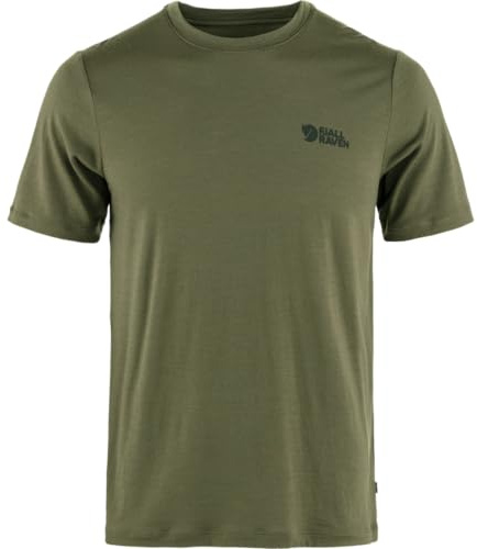 Fjällräven Herren Abisko Wool Logo Ss T-Shirt (1er Pack)