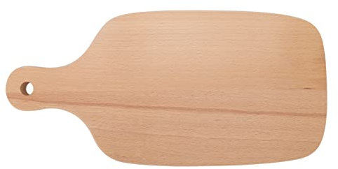 Hooleey Tabla de cortar de madera estilo simple pan merienda fruta servir vajilla tabla de cortar de madera