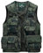 Vanchenl Herren Freizeit Safari Angeln Outdoor Arbeit Weste Jacke Foto Reise Cargo Mesh Weste Multi Taschen Tarnfarbe Armeegrün XL