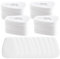 50 Stück Atemschutzmaske Filter, 5N11 Particulate Replacement Filters For 6000, 6200, 7502, 6800, 7501, FF402 Partikel Einlegefilter 3M, Austauschbare Partikelfilter Baumwolle