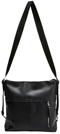 s.Oliver Handtasche Lederimitat (schwarz)