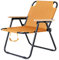 OVLRIJP Campingstuhl Faltbar, Camping Klappstuhl, Faltstuhl Camping mit Griff, Klappbare Campingstühle mit Armlehne aus Holz, Perfekt für Angeln, Picknick, Camping und Wandern (Orange)