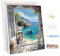 MEIYUDA Peinture par Numero Adulte avec Cadre Paysage, Bateau DIY Peinture Acrylique pour Adultes Débutants, Peinture par Numero Facile sur Toile Avec Peintures et Pinceaux Maison Cadeau 30x40cm