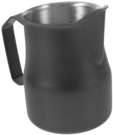 KONTONTY Tasse À Café Au Lait Pichet En Métal Mousseur À Lait Tasse À Lait Pichet À Lait Pour Machine À Expresso Pichet À La Vapeur Tasse À Expresso Pichet À Café Tasse Pour Mousseur À