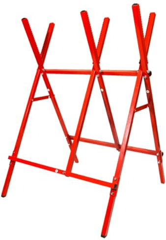 MYYMKJYXGS Folding Log Cutting Sawbuck,Steel Log Saw Horse, Adjustable Sawhorse, Saw Stand, Log Holder, Portable Log Stand For Logging, Splitting & Firewood