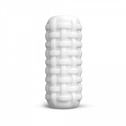 Dorcel Texturierter Masturbator Cup Tight, Weiß, 14x5,5x1,8 cm
