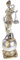 GREENADSCAPE Statue der Göttin der Gerechtigkeit Gerechtigkeitsskulptur Justitia Tischdekoration Symbol der Gerechtigkeit Statue römische Skulpturen griechische römische Statue Harz Silver