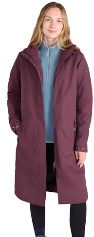 Mountain Warehouse Hannah Womens Waterproof Mac Jacket - Breathable & Stylish Ladies Coat with Adjustable Hood - Spring Summer, Walking & Outdoors Brown Women's Size 8