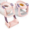 Kinder Toilettensitz mit Treppe - [2IN1] Toilettentrainer & Töpfchen | Toilettenaufsatz für Kleinkind Toilette, Klositz, Kinderklo-Aufsatz, Potty Training Toilet ab 2 Jahre | Little Dreamer's (Rosa)