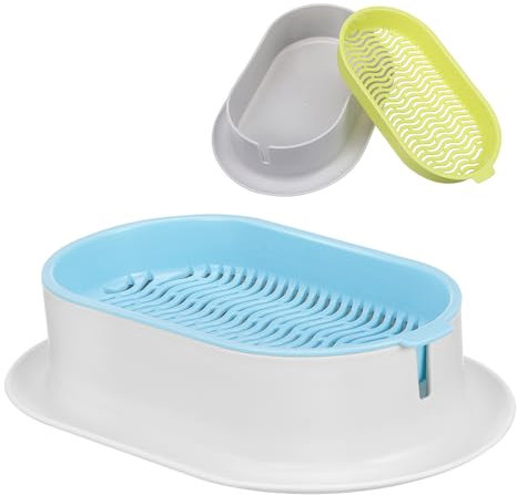 GAROZATION 2stücke Katzengras Topf Set Soilless Cat Grass Planter Box Für Katzen Hydroponisches Pflanzen System Langlebig Und Pflegeleicht Für Gesunde Snacks Und Wohlbefinden