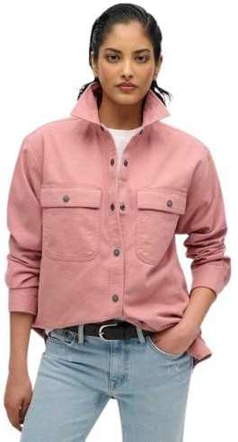 Superdry Damen Workwear-Hemdjacke