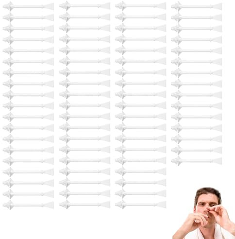 Lot de 150 bâtonnets de cire nasale, pour enlever les poils du nez, idéal pour le nettoyage quotidien du nez