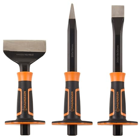 Magnusson Kit 3 DT15 Chisel Brick Pointed Chisel Flat Vanadium