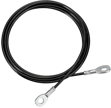 Harilla Fitness Pulley Cable Cavo in Acciaio per Palestra Accessorio Multifunzione Robusto per Puleggia Funzione Allenamento Muscolare Adatto per Eser