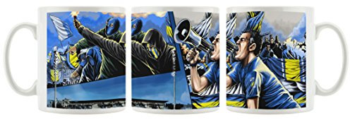 Ultras JENA als Bedruckte Kaffeetasse/Teetasse aus Keramik, 300ml, weiß