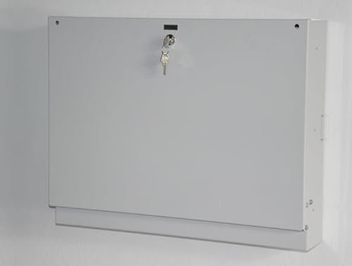 PC Case Wall Security Cabinet for Laptop or Tablet PC with Lock Assisted Opening with Gas Pistons Technical CPC3
