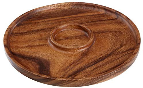 Premier Housewares 1104714 - Plato hondo (madera de acacia)